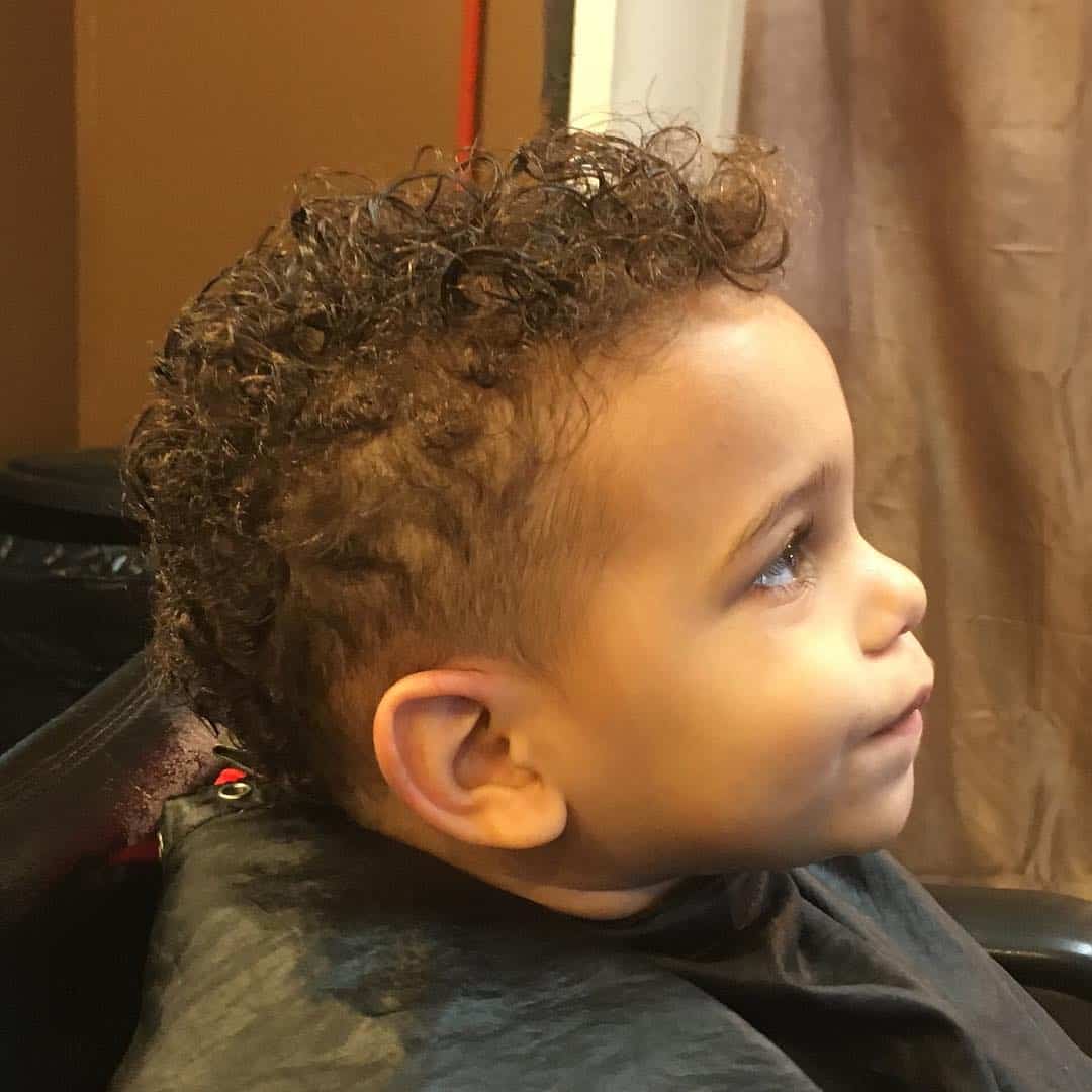 Featured image of post Curly Hair Baby Boy Hair Cuts - I leave more length on top to showcase his natural curl, but taper down to a shorter.