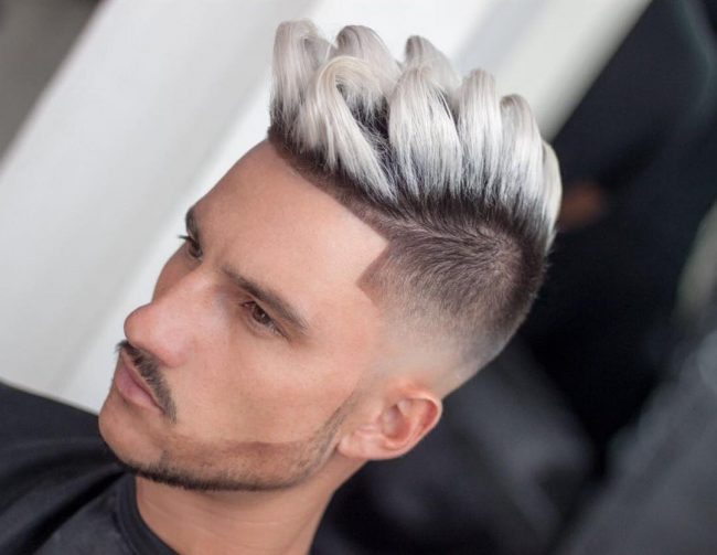 Blue and White Hair Men: How to Achieve the Look - wide 1