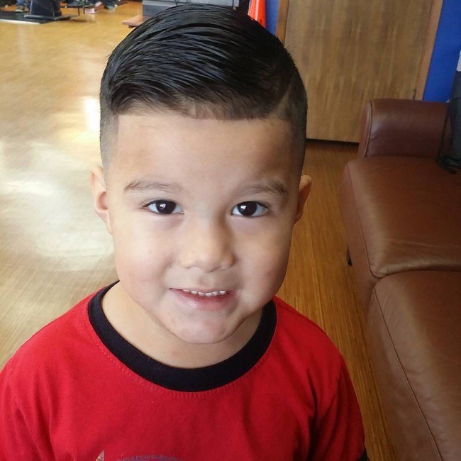 Featured image of post Little Boy Haircuts For Straight Hair : This haircut involves less trimming and more combing.