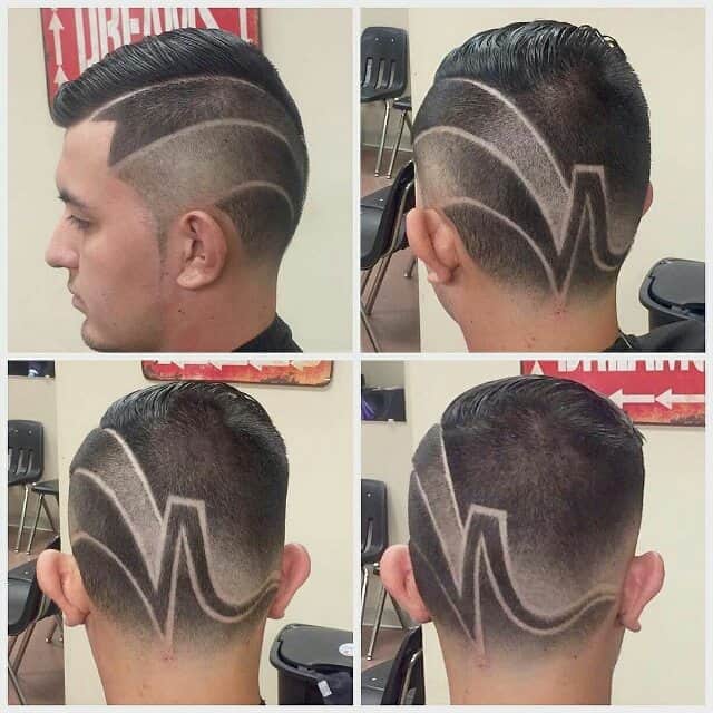 haircut designs lines