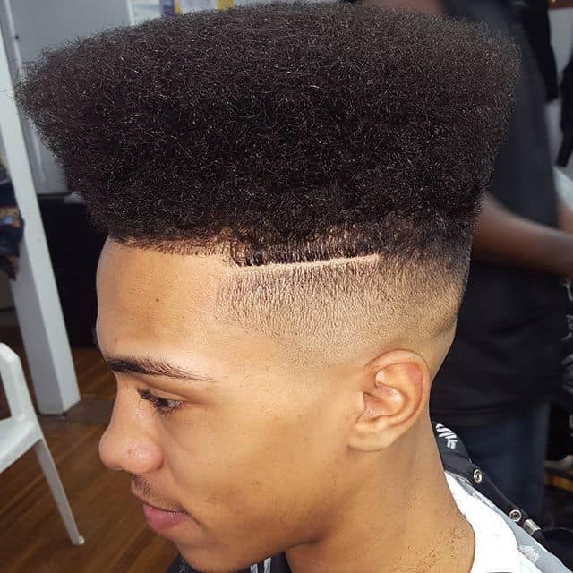 Wide High Top with Faded Sides