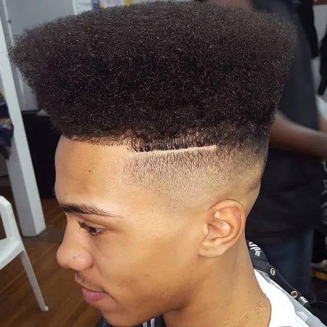 Wide High Top with Faded Sides