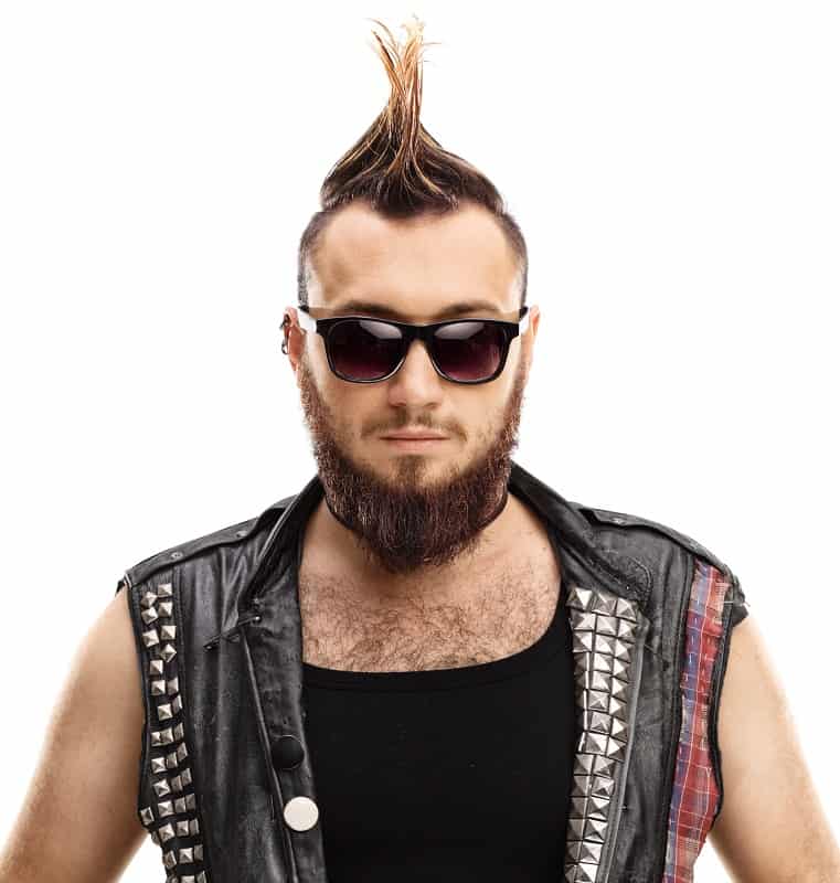 punk mohawk style