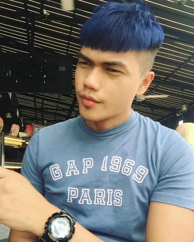 Black and Blue with Bold Undercut
