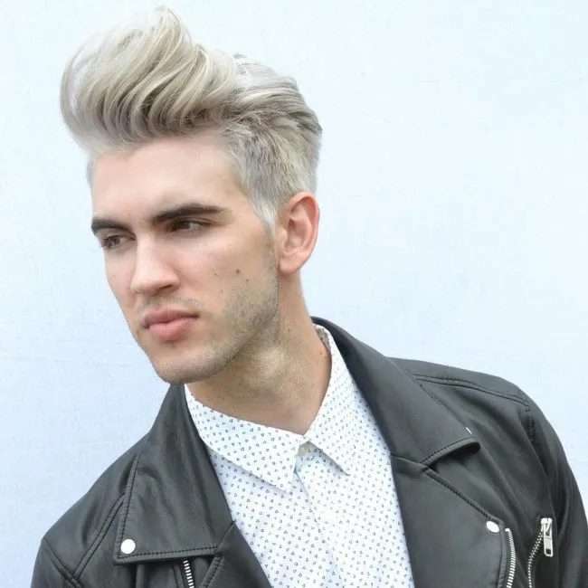 Blonde Pompadour for Asian Hair