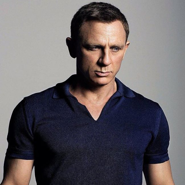 Dark Bush Cut for Daniel Craig