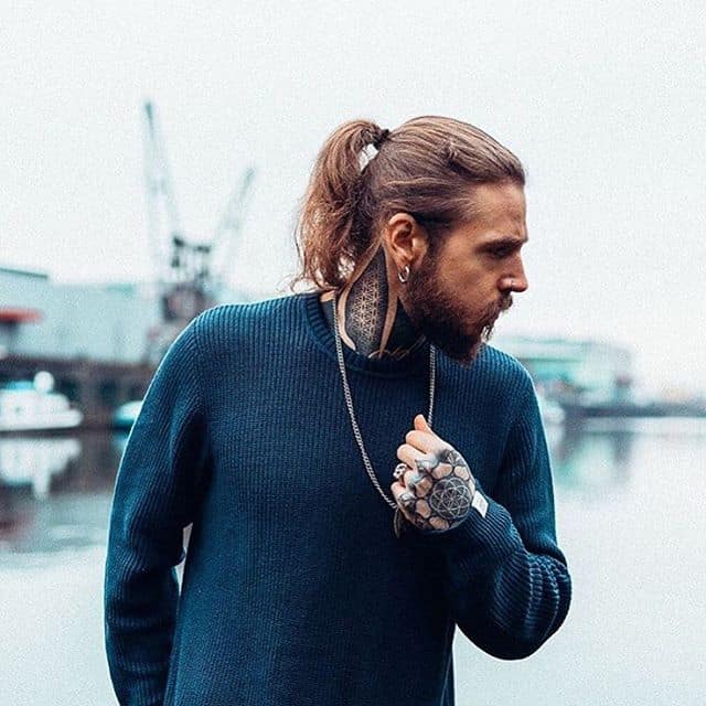 50 Popular Men S Ponytail Hairstyles Be Different In 2019