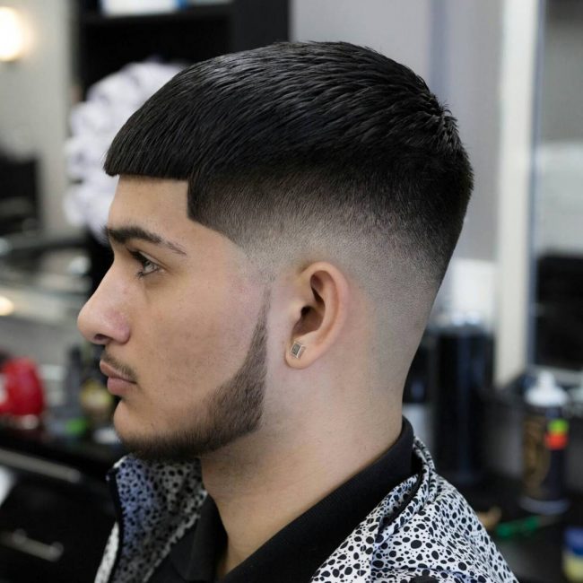 Mushroom Cut Hairstyle For Boys