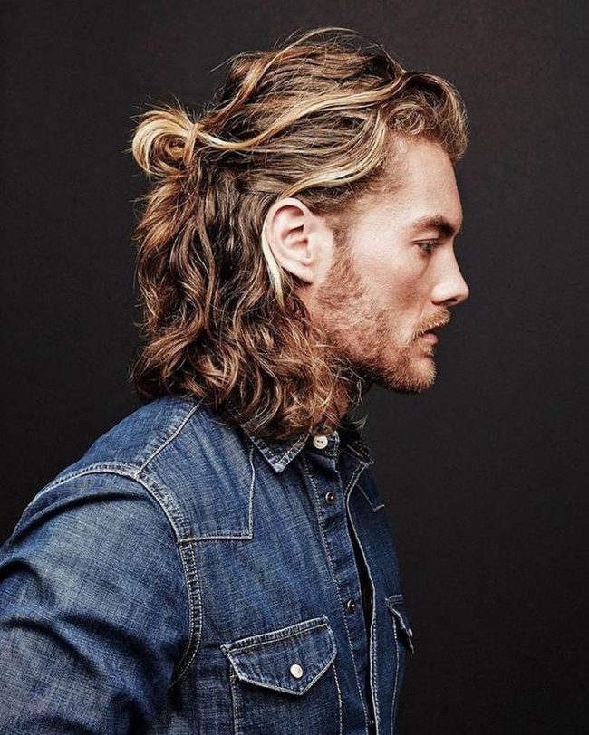 50 Popular Men S Ponytail Hairstyles Be Different In 2019