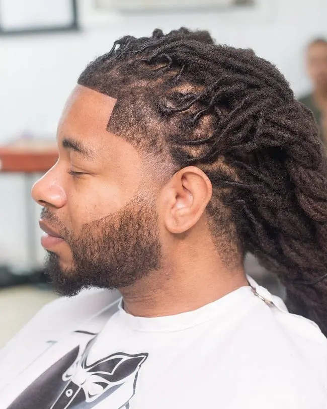 Precise Angles and Fade for Dreads