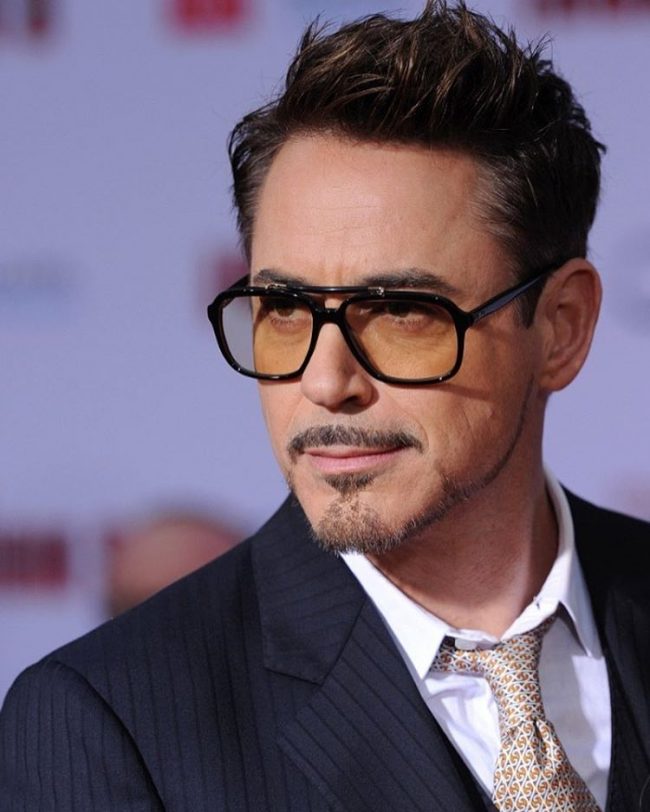 Robert Downey Jr. in Hip Chestnut Hue