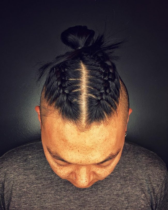 Braided Buns for Men 42