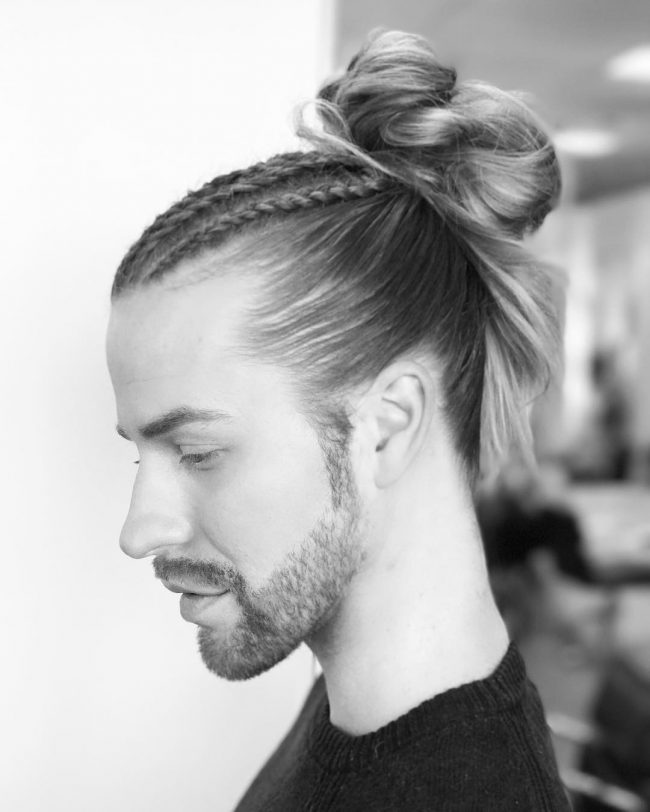 Braided Buns for Men 48