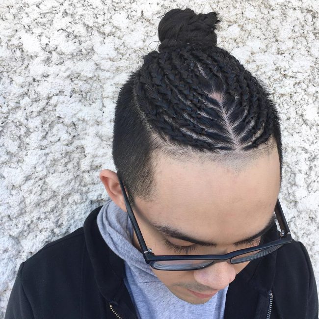 Braided Buns for Men 49