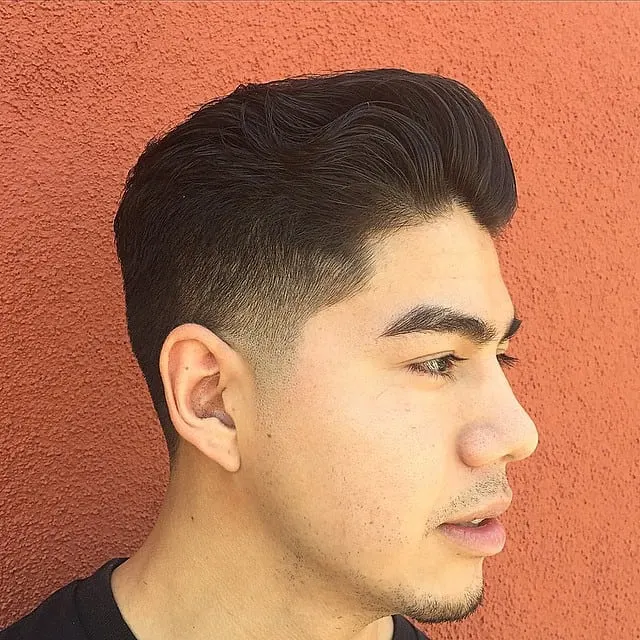 Modern Pomp with Bald Taper