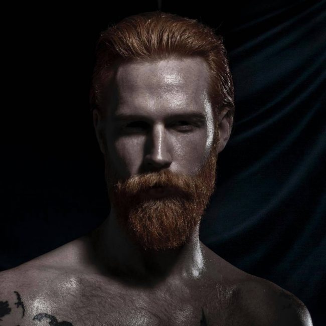 Sculpted Ginger Beard