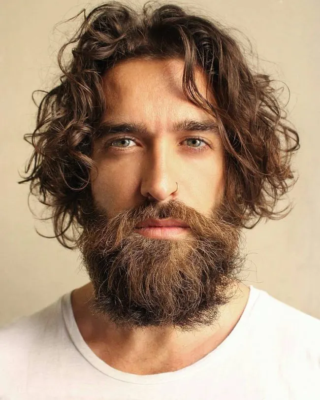 Sexy Beard with Killer Hairstyle
