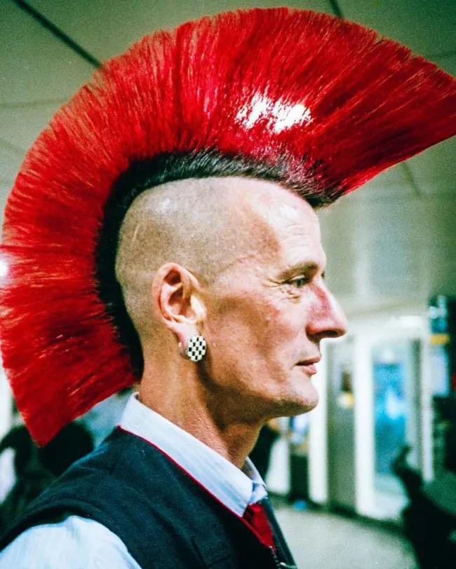 Thrilling Red Mohawk