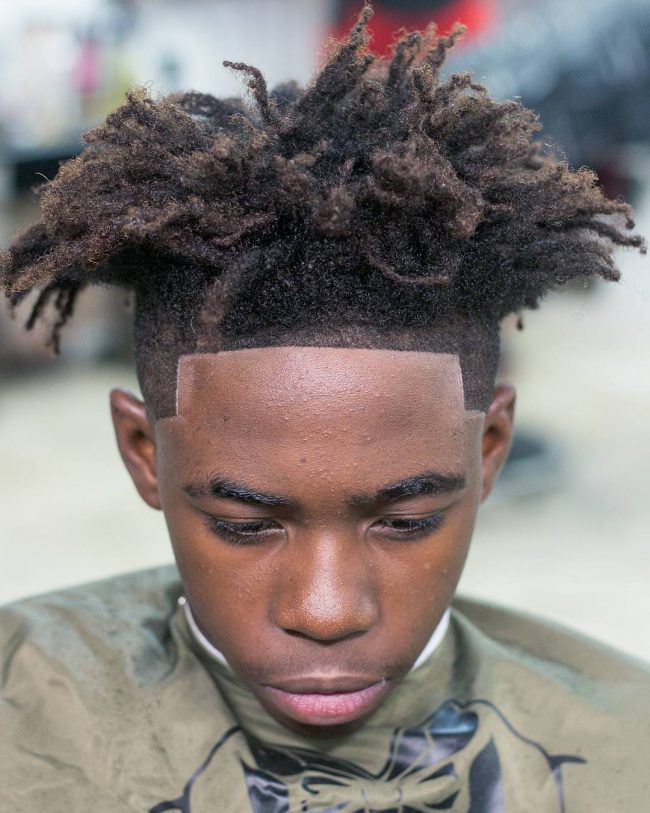 hairstyles for black boys with long hair