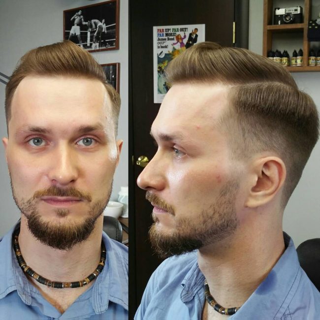 Bushy Chin With Short Sides