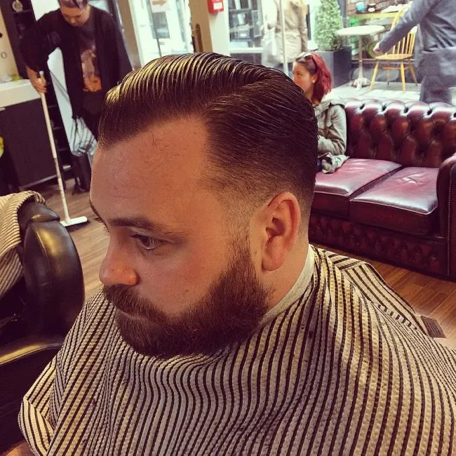 Classic Tapered and Slicked Back Sides