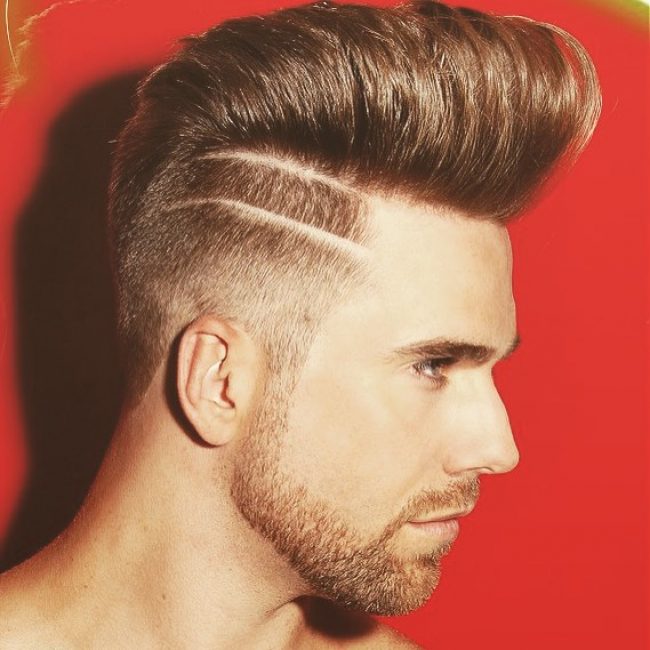 Modern Pompadour Fade Cut