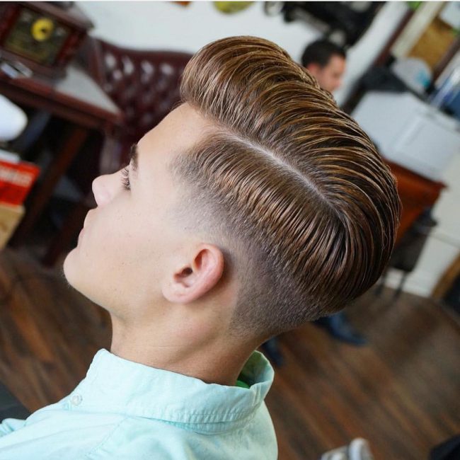 Parted Combover Low Tape-Up