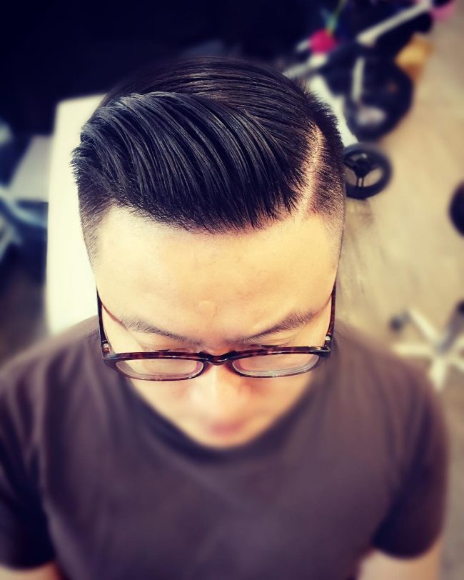 Sleek Short Faded Pomp