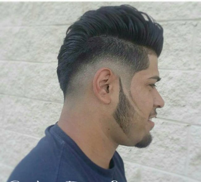 Voluminous Pompadour Bangs