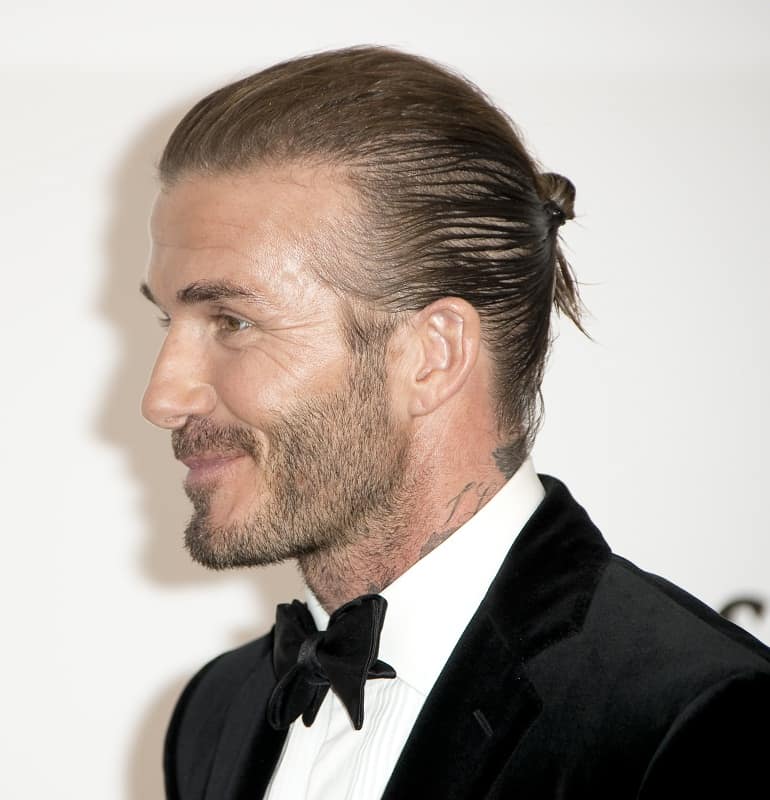 David Beckham's Slick Back Hairstyle