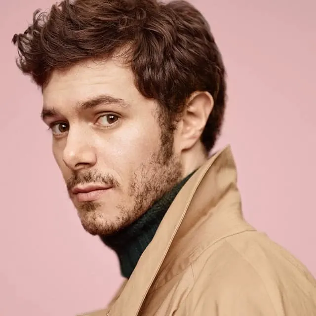 adam brody with patchy beard