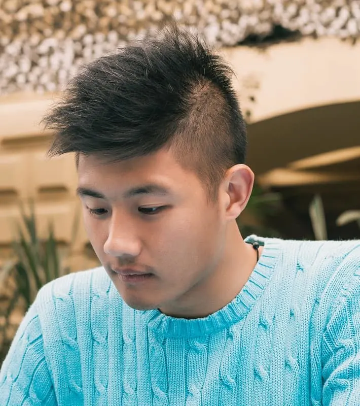 asian men's haircut