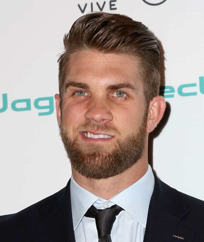 ikonische Bryce Harper Frisur