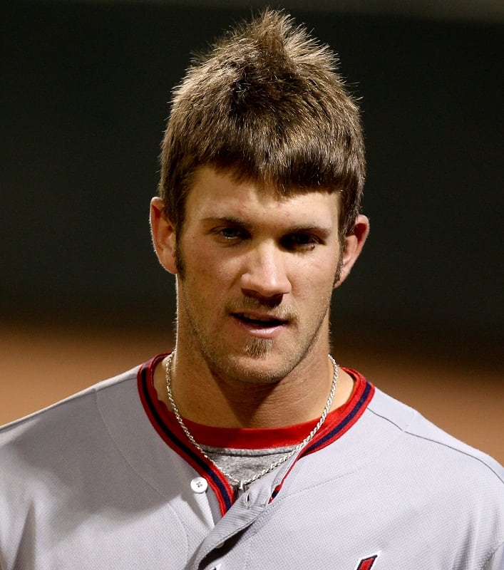 giovane bryce harper haircut