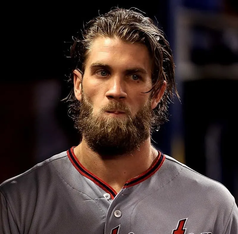hairstyle of bryce harper