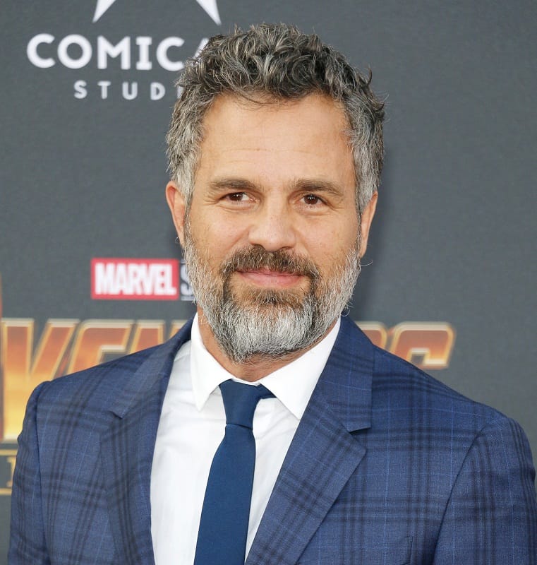 Mark Ruffalo with short hair