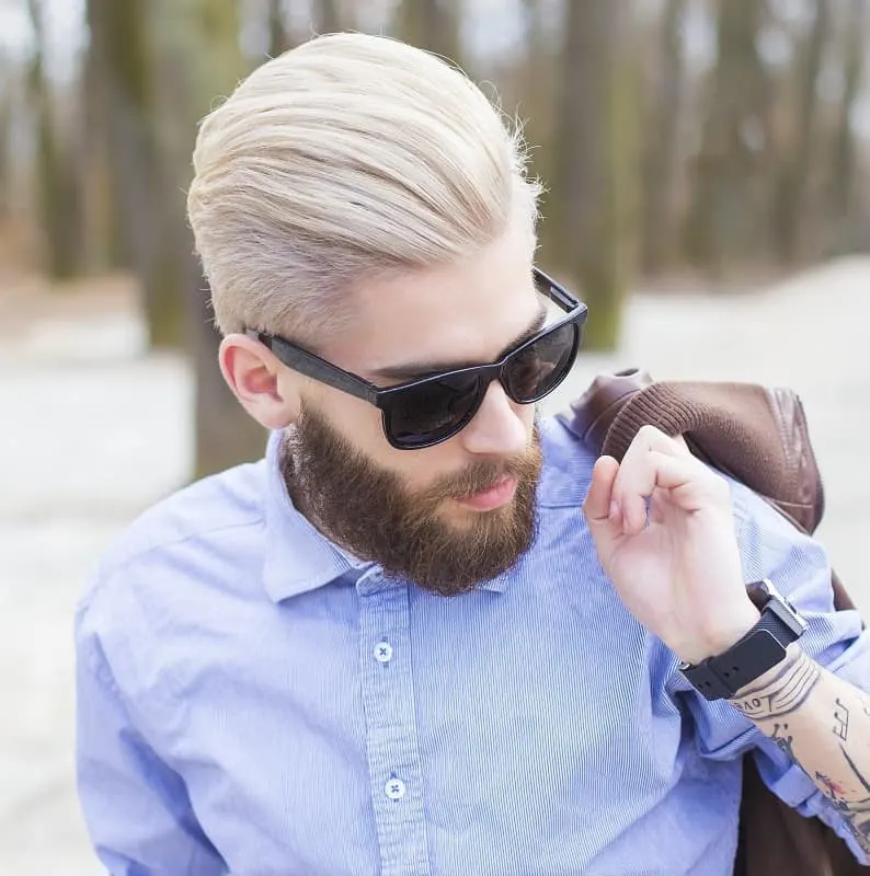 men's comb over hairstyle