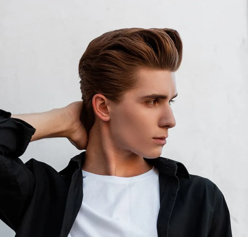 men greaser hairstyle