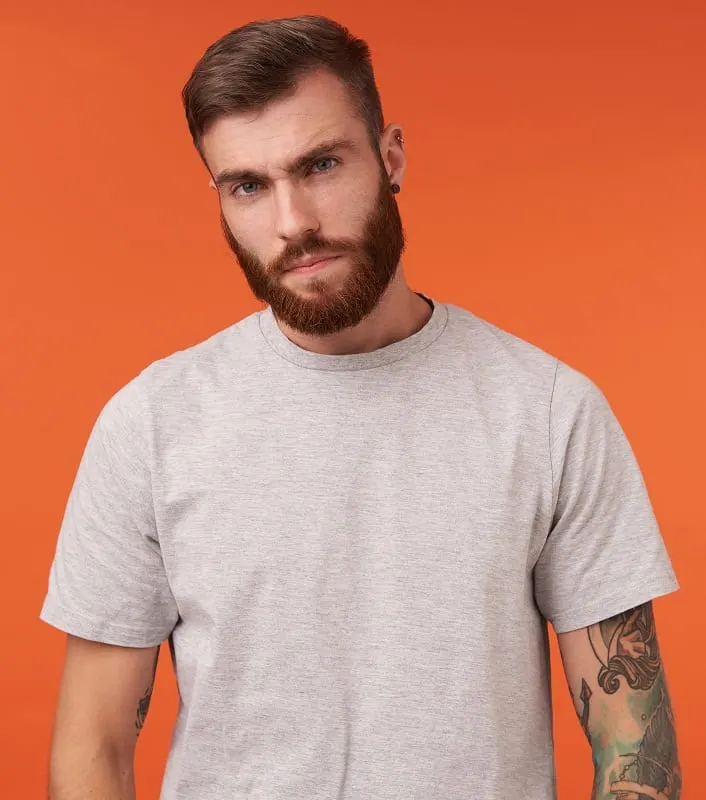hipster haircut for men with square face shape