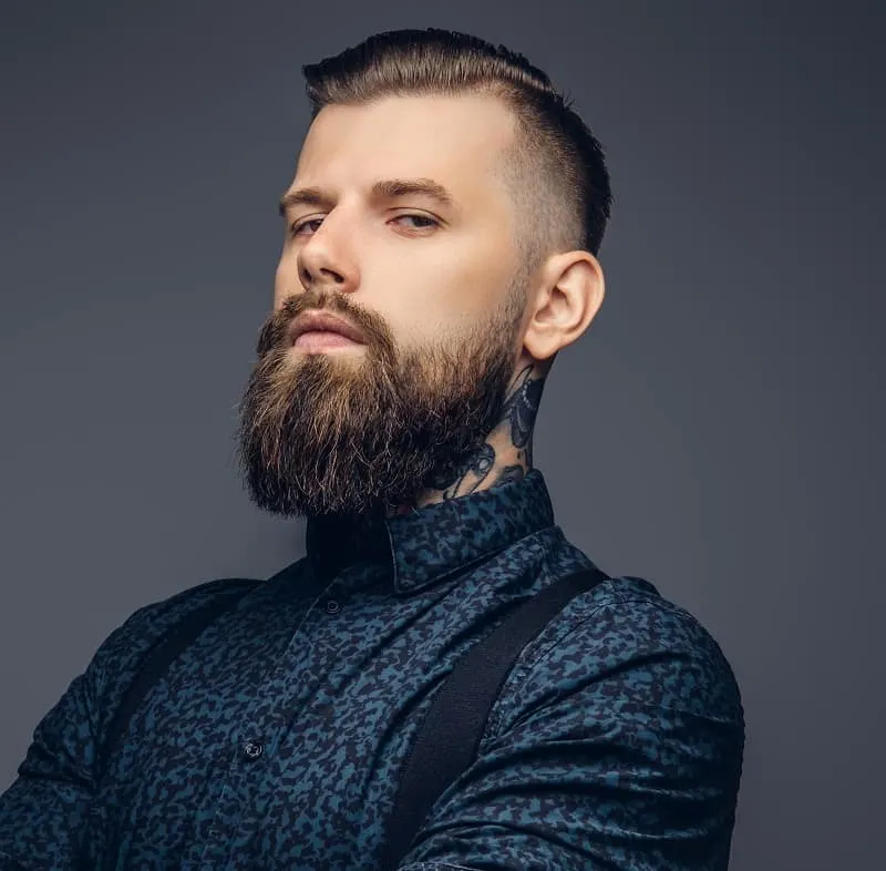 beard style for hipster men