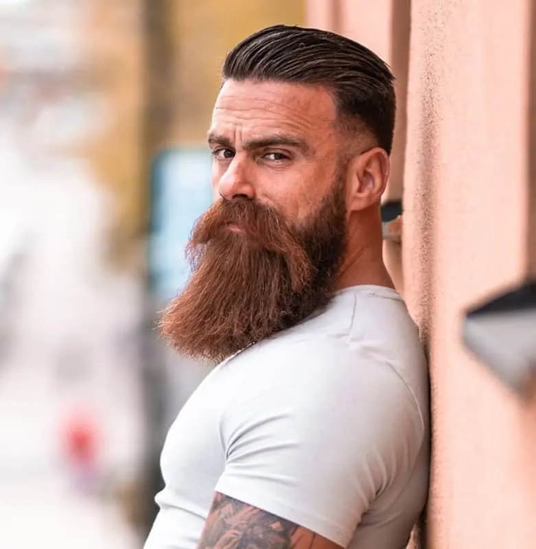 man with long beard
