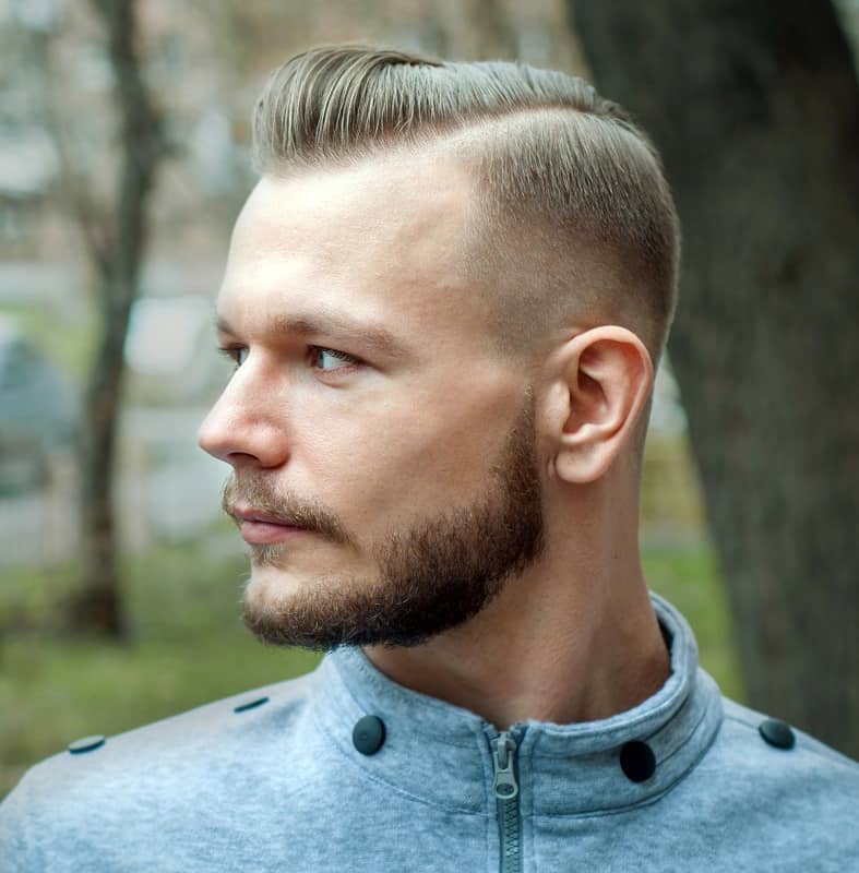 side part fade hairstyle