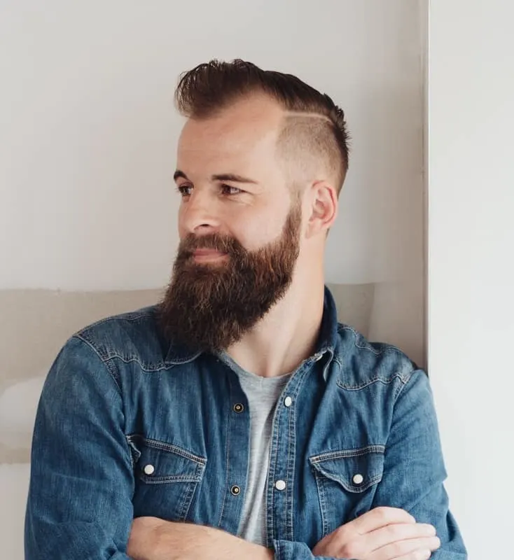 men's thinning hairstyle idea