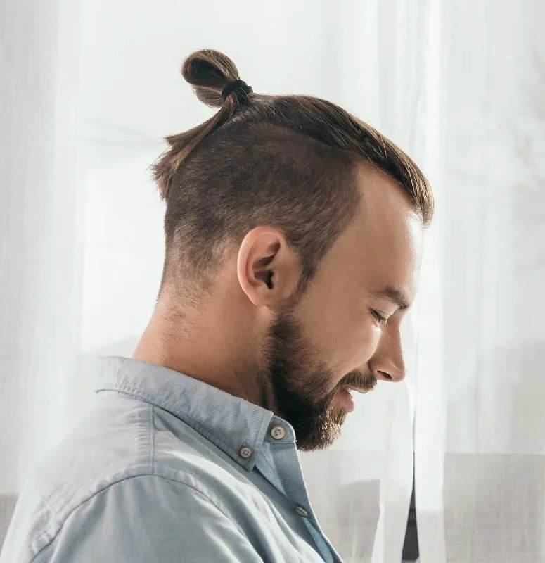 samurai top knot for guys