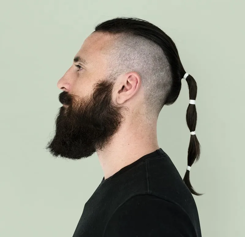 longshaved side haircut for guys