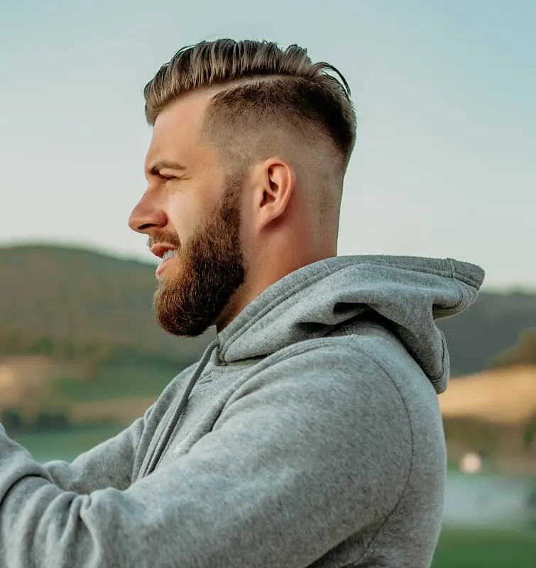 tapered drop fade haircut