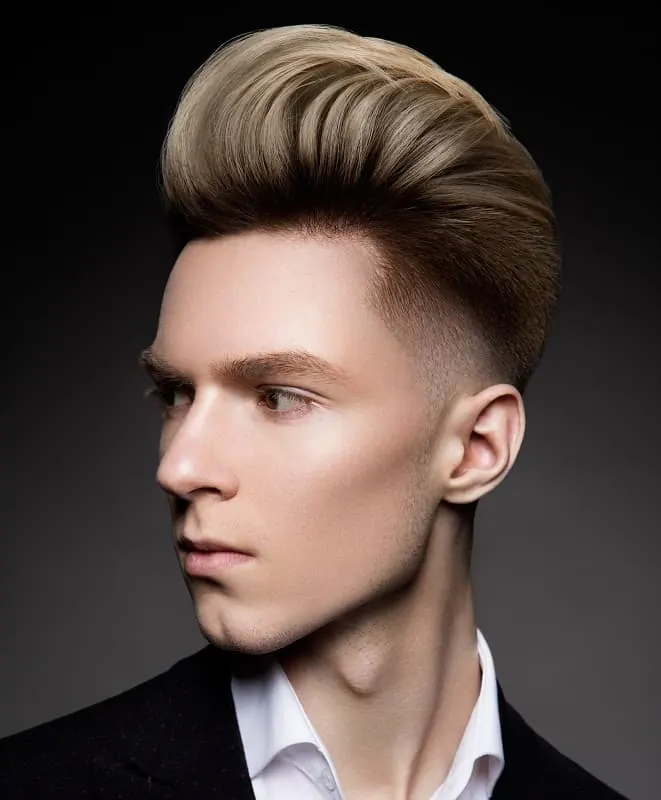 pompadour for guys with thick hair