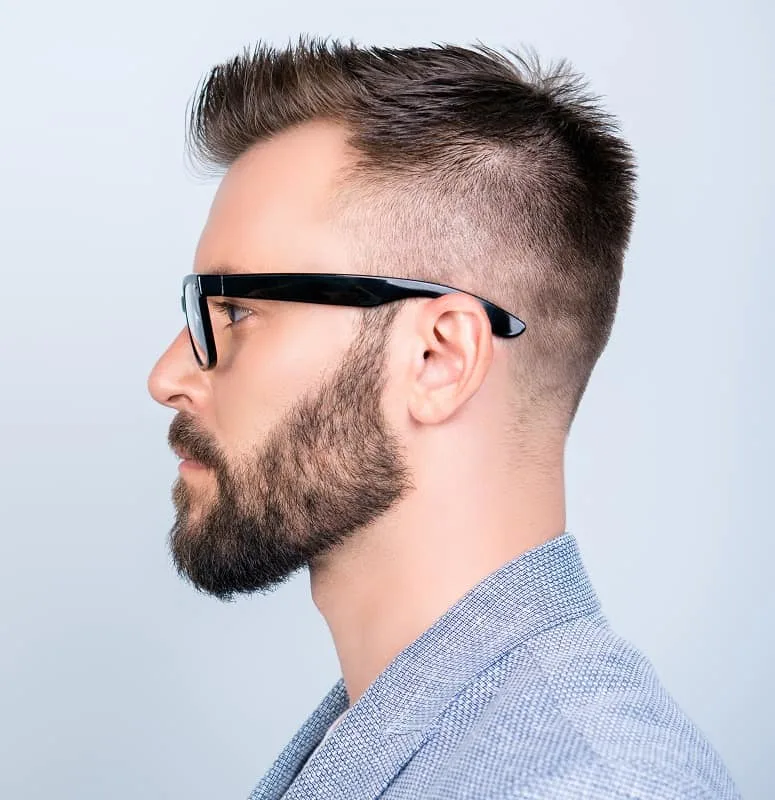spiky haircut for men