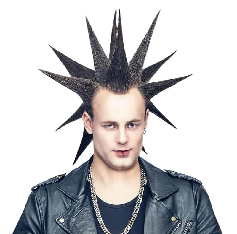 Mens Punk Hairstyle .webp