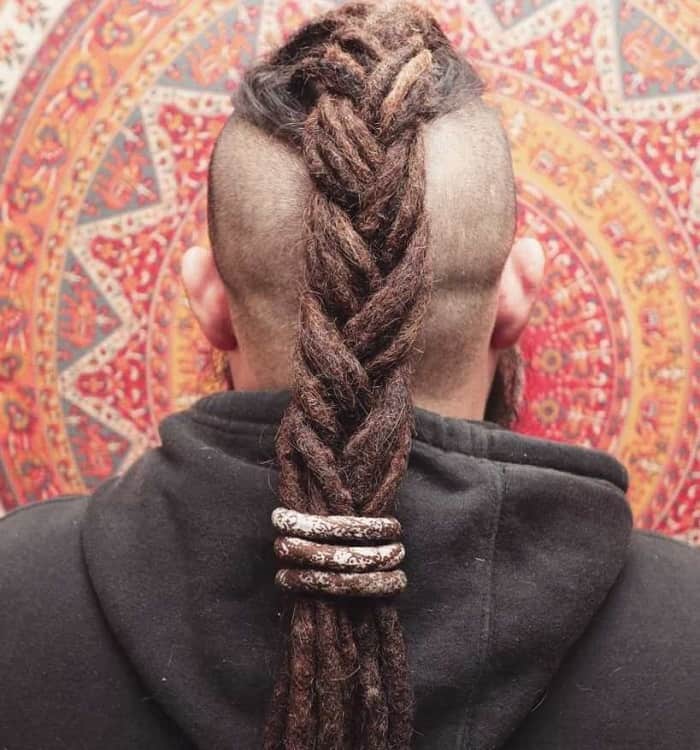 man with dread braids